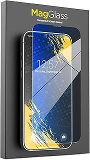 magglass Blue-Light Screen Guard - Compatible with iPhone 15 Pro Max Screen Protector, Embedded Blue Light Blocking Technology (Tempered Glass applicator included)