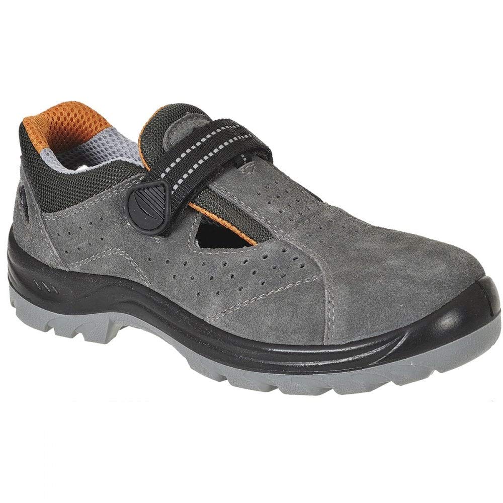 Portwest FW42 S1 Scarpe da Lavoro, Unisex - Adulto, SRC, Grigio (Grigio GRR), 41 EU (7 UK)