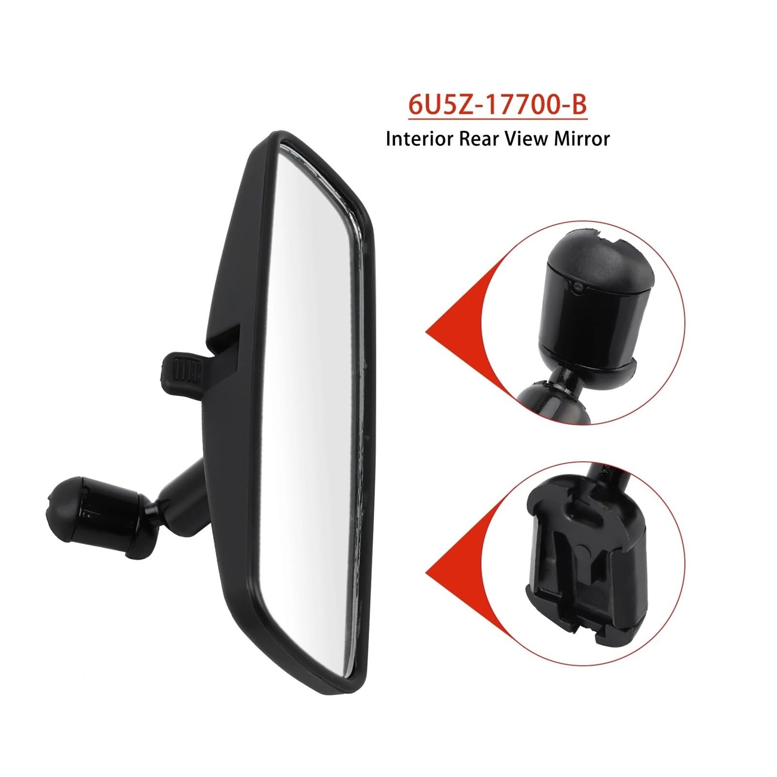 Rétroviseur intérieur auto Pour Mercury Mariner 2005-2011 6U5Z-17700-B Rétroviseur Intérieur Rétroviseurs intérieurs