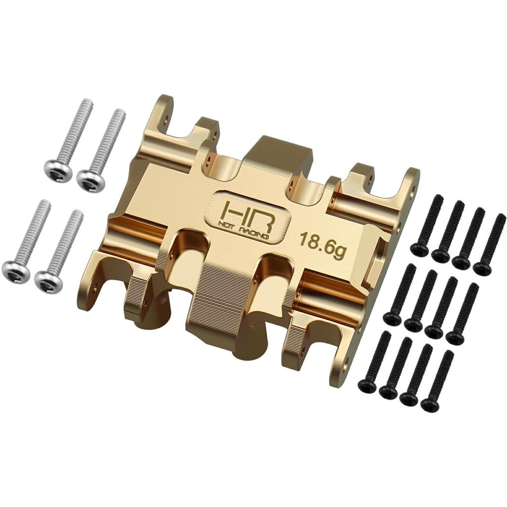Photo 1 of Hot Racing SXTY38LH Brass Center Gear Box Mount SCX30