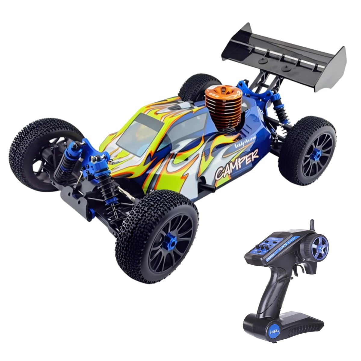 FunXylophy 1/8 Brushless Fast RC Cars, HSP 94970 2.4G 4WD Nitro