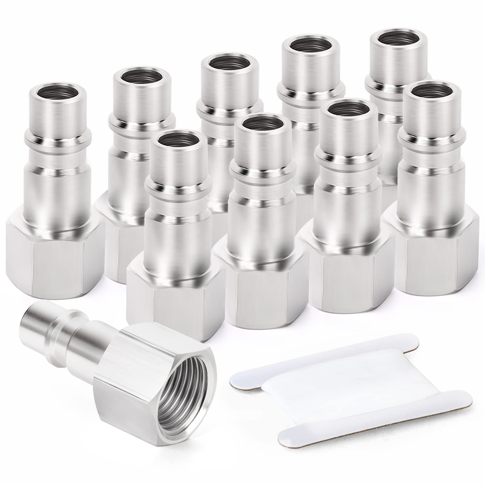 QUARKZMAN 3Pcs Raccords à Pousser Pour Connexion, 1/4" OD X 3