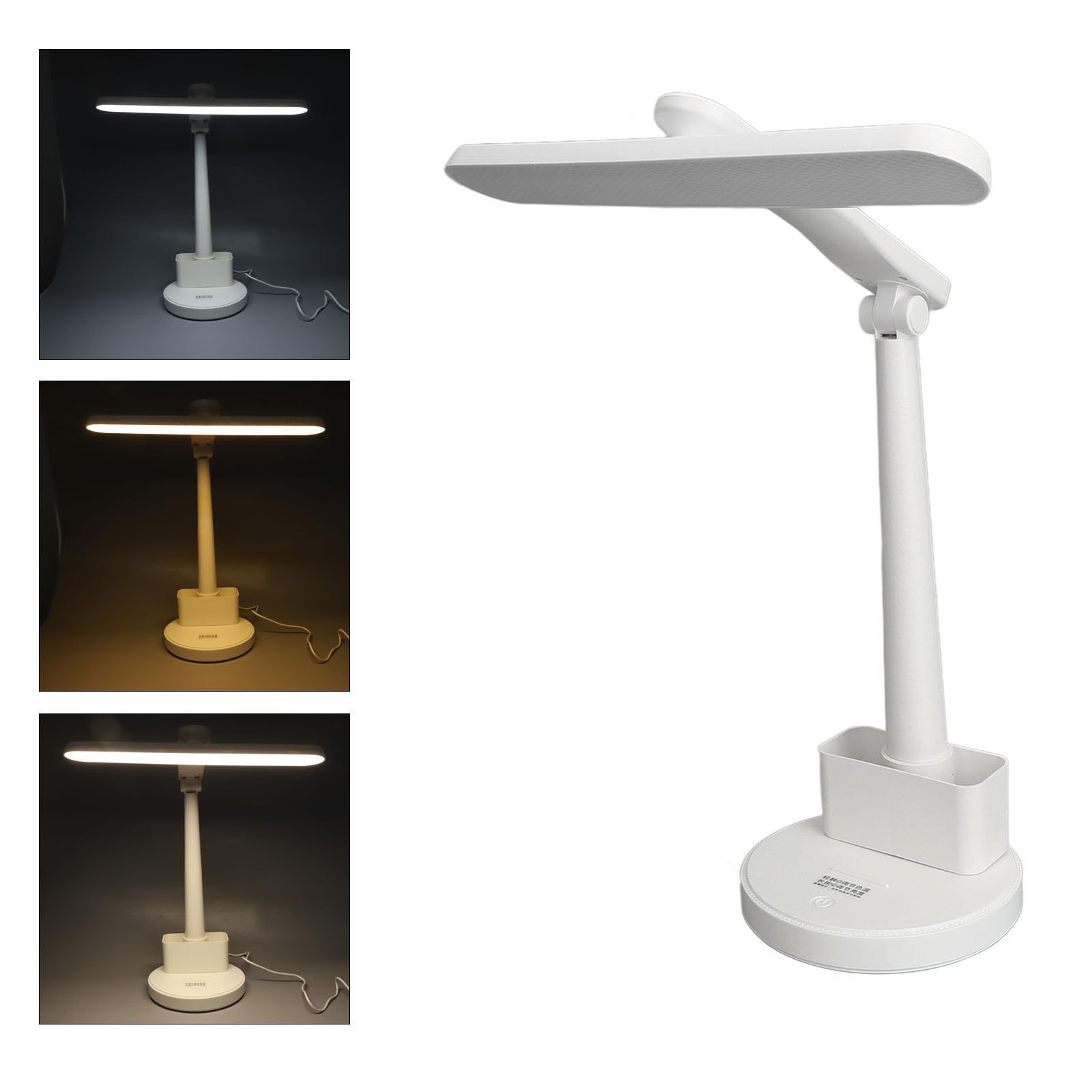 Bezprzewodowa lampa ładująca, lampa stołowa, składany stół roboczy, lampa stołowa na biurko Lampa stołowa LED Mały składany stół Lampa biurkowa z możliwością ładowania Lampa stołowa kreślarska