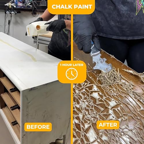 Miniatura 7 de Kit de pelado de muebles Strip & Clean | Elimina múltiples capas de pintura | Removedor de barniz y epoxi | Pelador de pintura de madera |