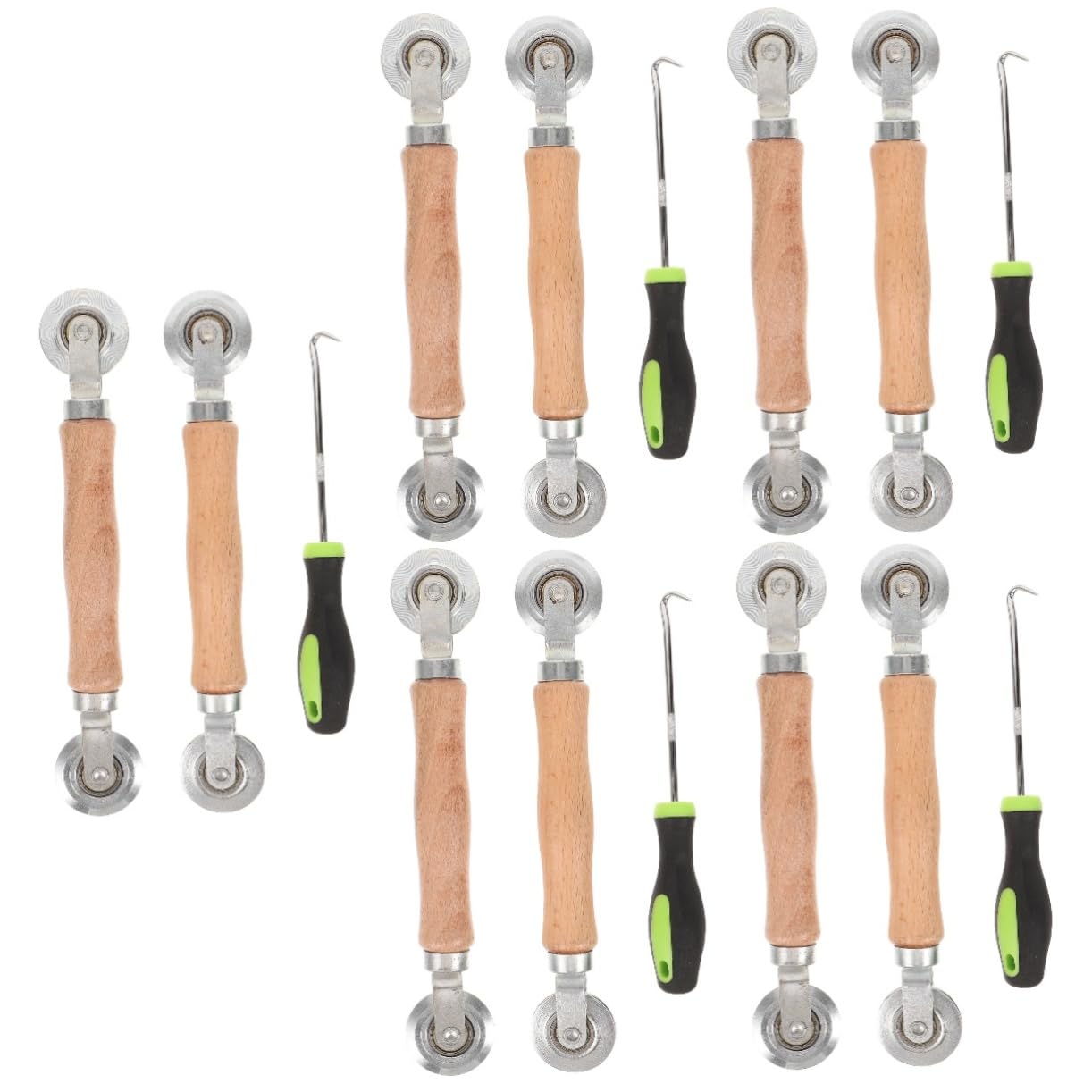 5 Sätze Reparaturwerkzeuge Für Bildschirm Bausatz Fenster Hilfe Rollen Fix Netz Bildschirm-reparatur-spline Werkzeug Für Fliegengittertüren Bildschirm-spline-tool Holz 3 Stück * 5
