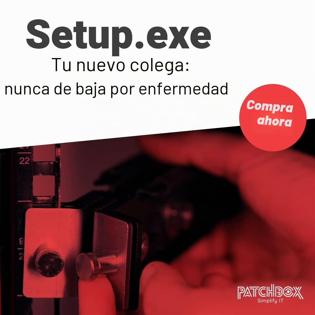 PATCHBOX Setup.exe - Montaje en Bastidor, Alternativa de Estante de Hardware Para Fácil Montaje de Hardware en el Armario del Servidor, nstala en Segundos, Máx 50kg, Con Orificios Roscados Y Cuadrados