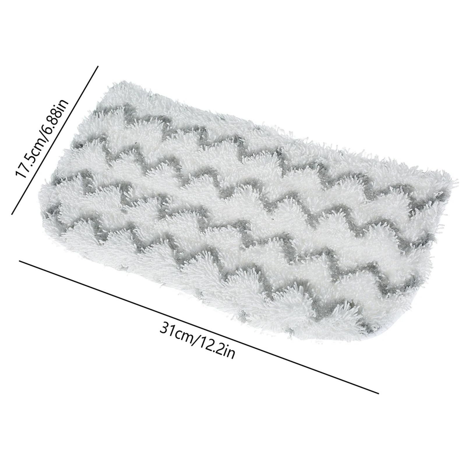 Cuscinetto Sostitutivo for Scopa A Vapore Cuscinetto Detergente Morbido Lavabile Riutilizzabile In Microfibra, Compatibile Con Shark, Scopa A Vapore Ad Assorbimento Forte(12pcs)