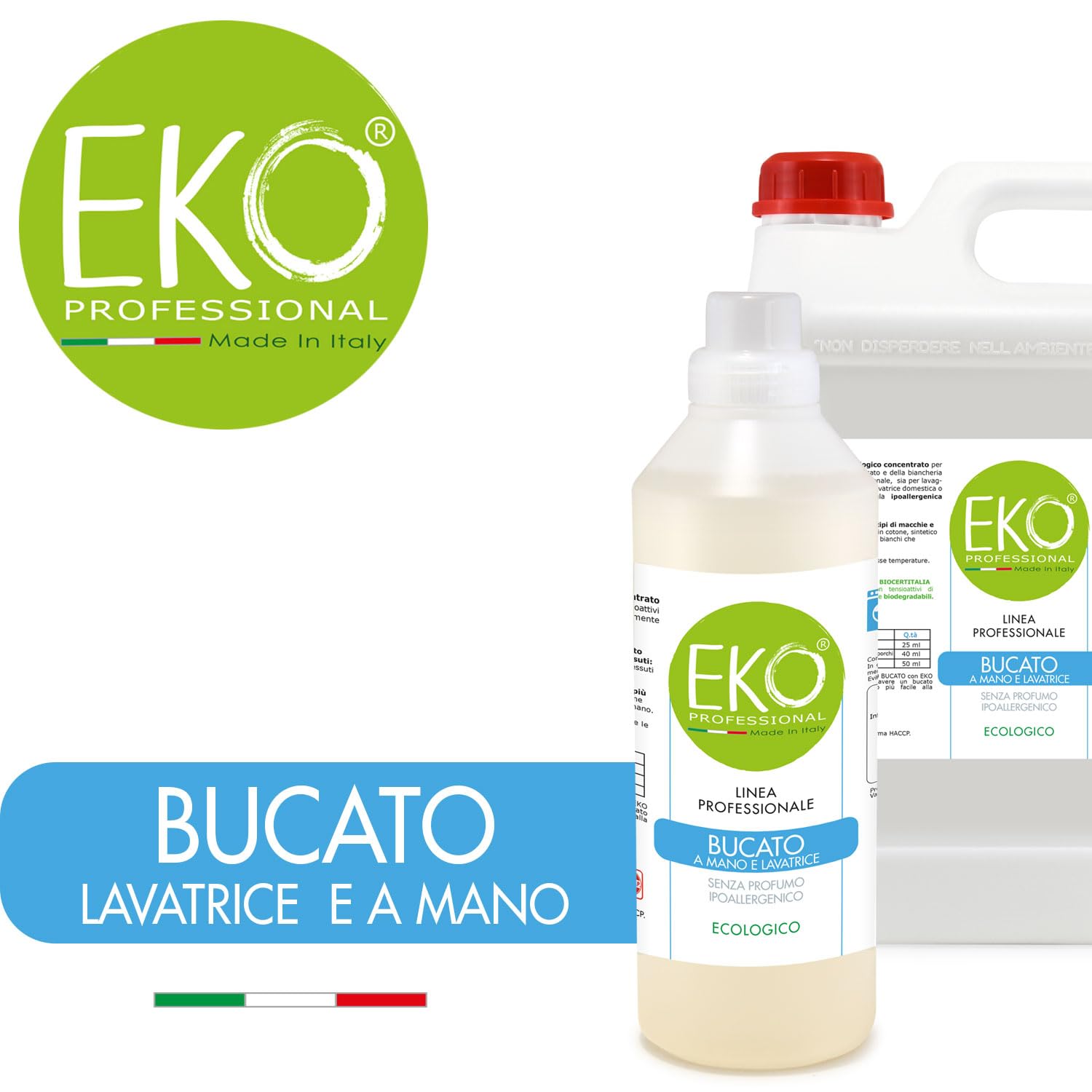 Detersivo Lavatrice Professionale, Eko Professional - Ecologico 5L