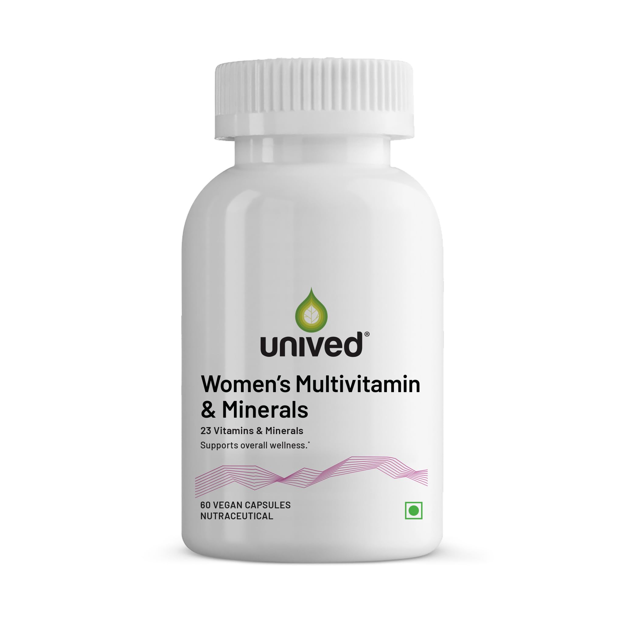 Unived Basics Multivitamin & Minerals For Women, 100% Rda Of All Vitamins With Algae Calcium & Plant-Based Vitamin D3 Plus Important Minerals, Complete Formulation For Health & Wellbeing - Capsule-picture-12