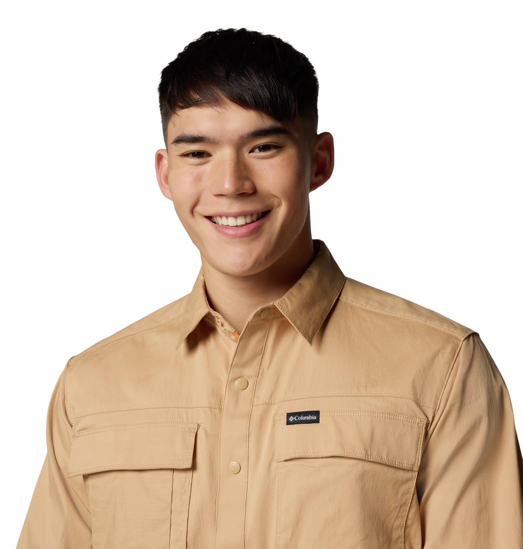 Columbia Landroamer Twill Long Sleeve Shirt Camicia a Maniche Lunghe Uomo (Pacco da 1)