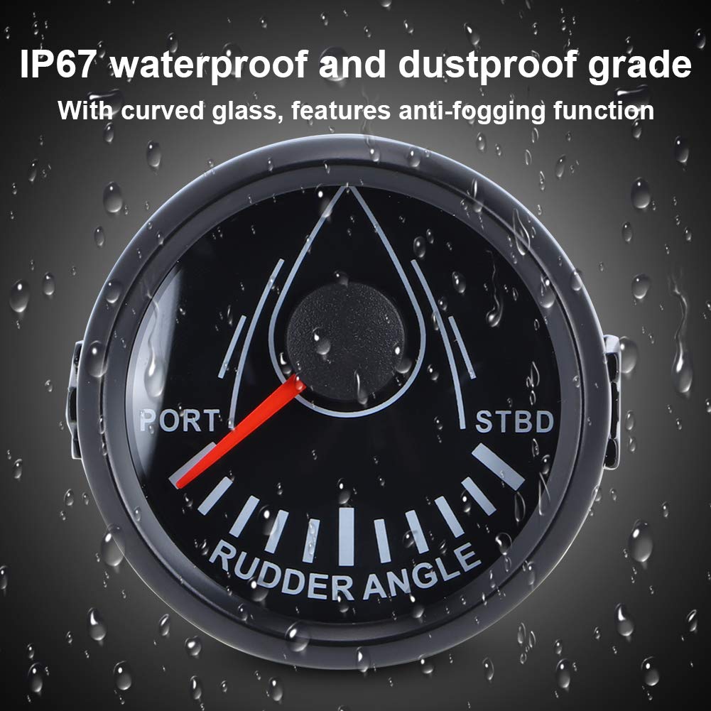Indicatore Angolo Timone Per Barche 52 Mm - Universale, Impermeabile IP67 - Foto 4