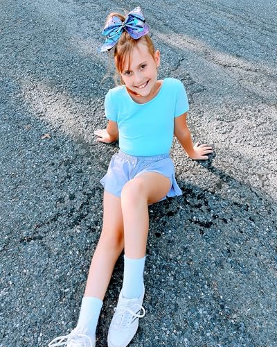 Stelle Leotard for Girls Black Ballet Dance Leotard Gymnastics Outfits with Bow Back (Toddler/Little/Big Kids)4