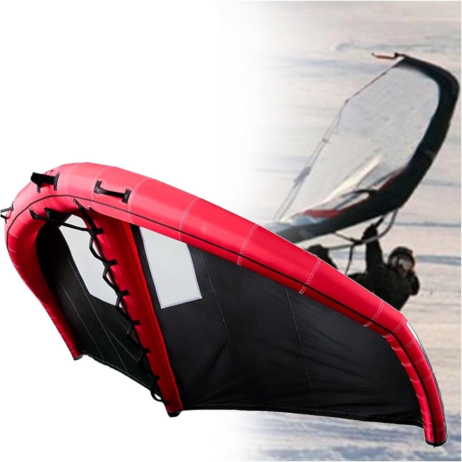 Portable Windsurfing Inflatable Wing, Lightweight Handheld Inflatable Surf Wing, Sail Kitesurfing,for Water Sports