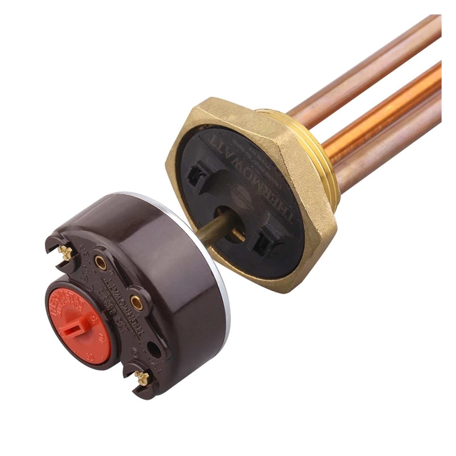 Rezystor do podgrzewacza wody 220 V Miedź Typ U Składana grzałka zanurzeniowa Kontrola temperatury DN32 280 mm 8 1200 W-3000 W(Fold Back 220V 3000W)
