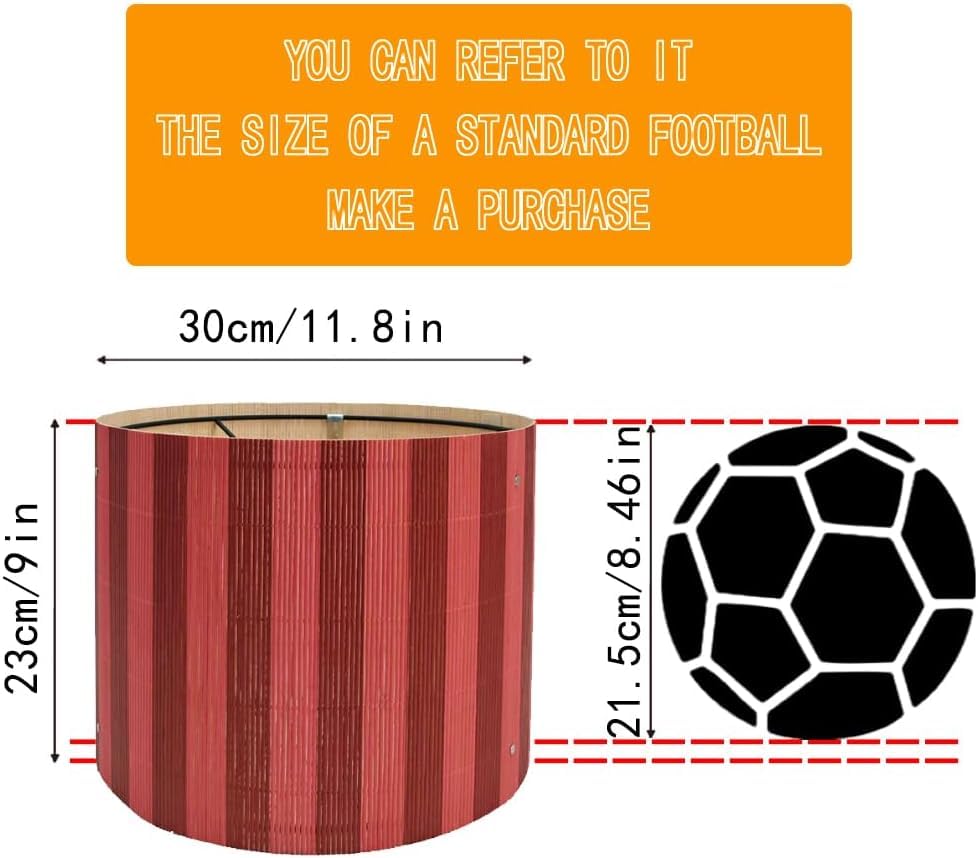 Image of Bohemian lamp shade Art decorative Red Mix Stripes Minimalist 11.8x9Inch | Unique Easy Matching,Unique bamboo material,Ideal for Table and Floor Lamps,Effortless Installation