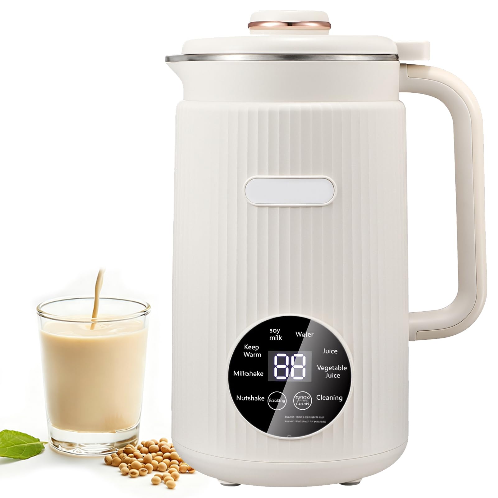 Machine lait de soja automatique et extracteur de lait végétal vegan avec minuterie