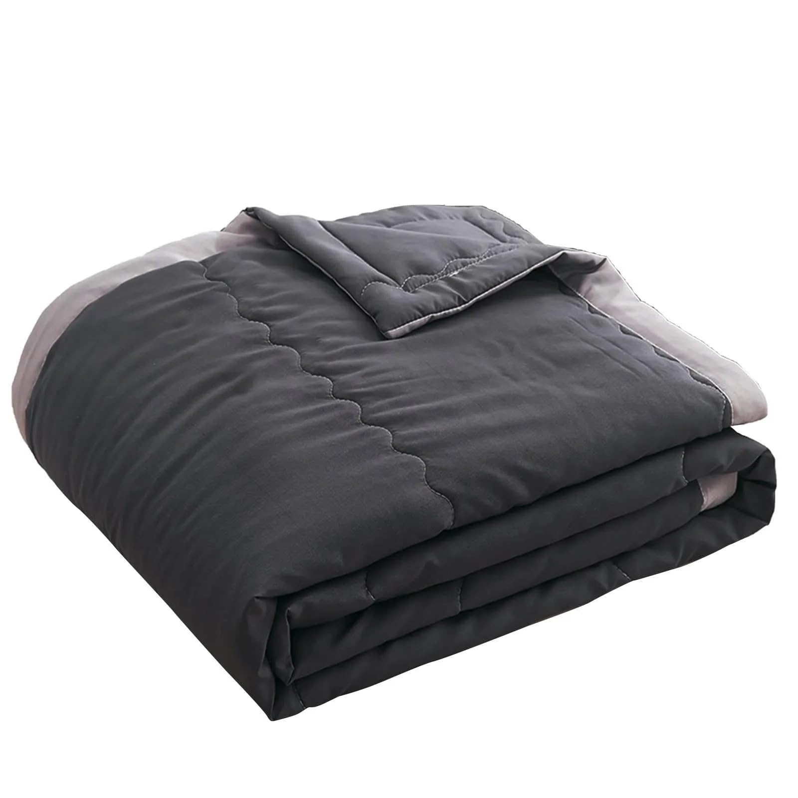 GSJNHY Cooling Blankets Cooling Blanket For Bed Weighted Blankets For Hot Sleepers Adults Home Couple Air Condition Comforter Quilt for summer(Dark Gray)