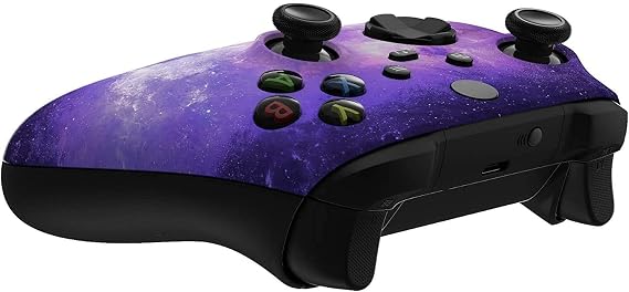 Microsoft Xbox Series X / S Wireless Bluetooth Controller Xbox Series Custom Soft Touch Galaxy متوافق مع Xbox One