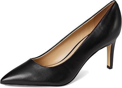 Amazon.com | Marc Fisher LTD Womens Genni Black Leather 5 Medium