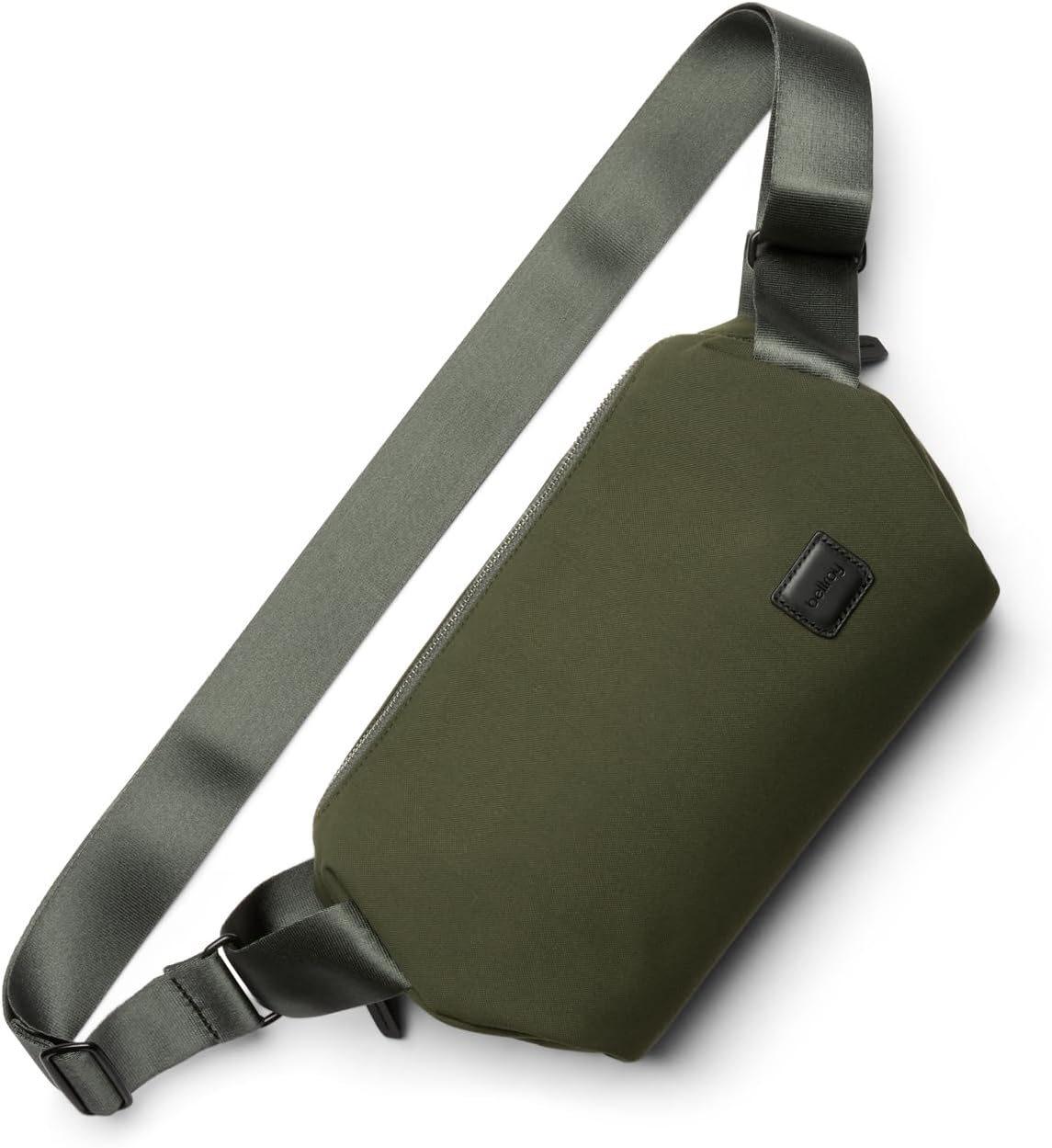 Bellroy Classic Sling (everyday 5 liter minimalist crossbody bag with internal organization, adjustable crossbody strap, and auto-compression system) - Olive