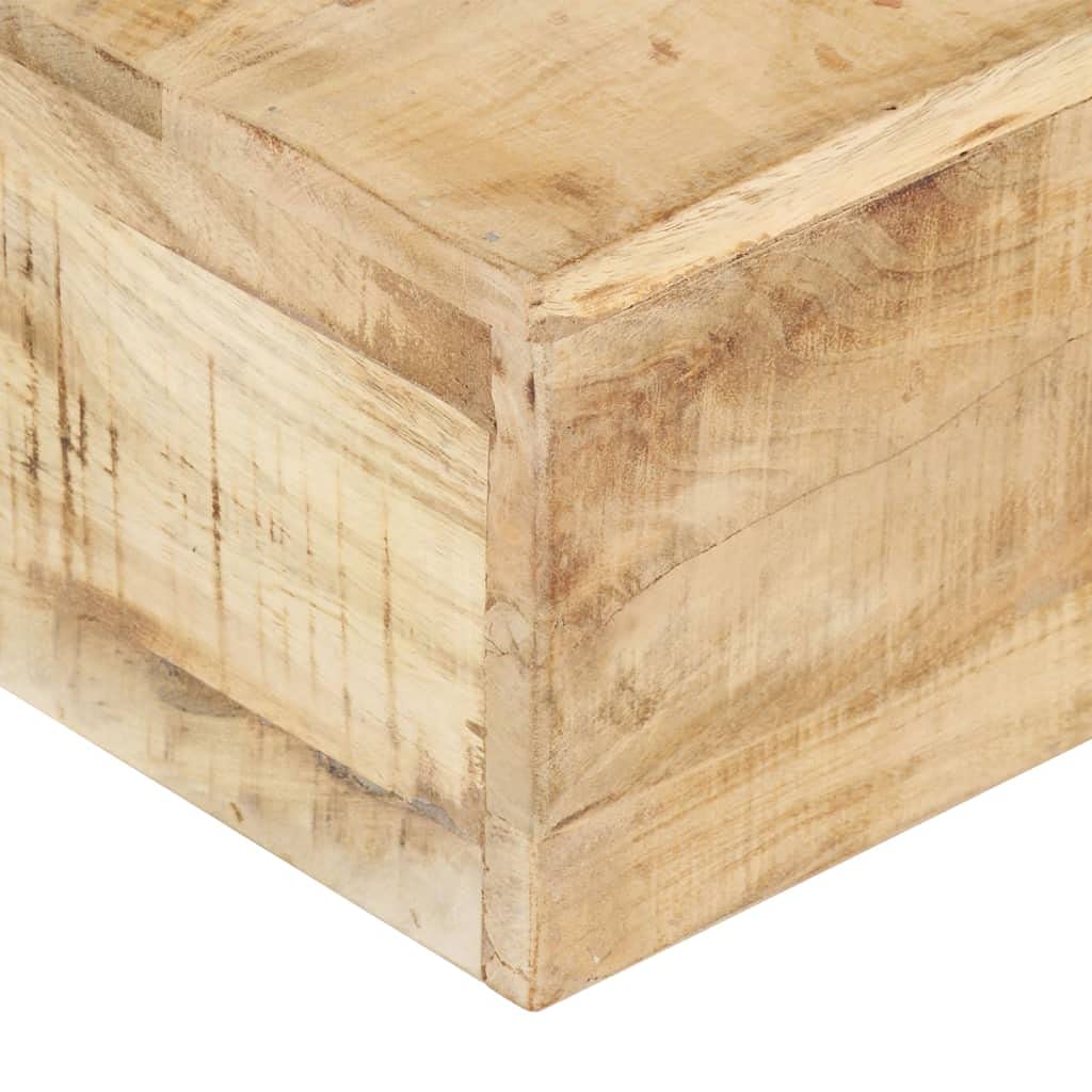 Genérico Mesa de Centro de Madera Maciza de Mango 80x80x28 cm,Mobiliario,Mesas,Mesas Decorativas,Mesas de centro-323592