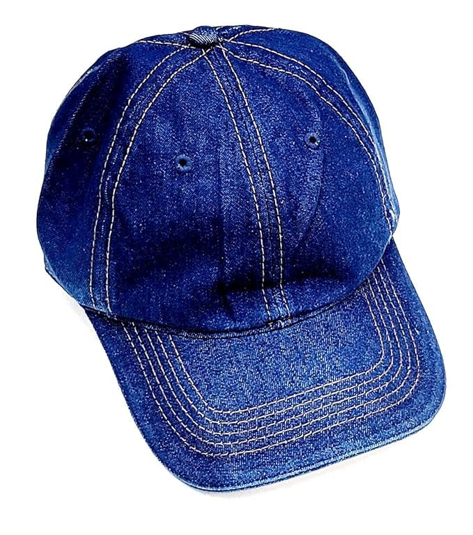 Image of Teemoods Cotton Baseball Cap: Stylish Adjustable Sun Cap for Men & Women, Embroidered Design, Great for Summer Outings, Walking, Hiking & Everyday Use