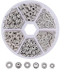 24x Drachen Perlen Im Tibet-Stil | Legierung Schmuckperlen Für Armbänder & Halsketten | 6 Farben