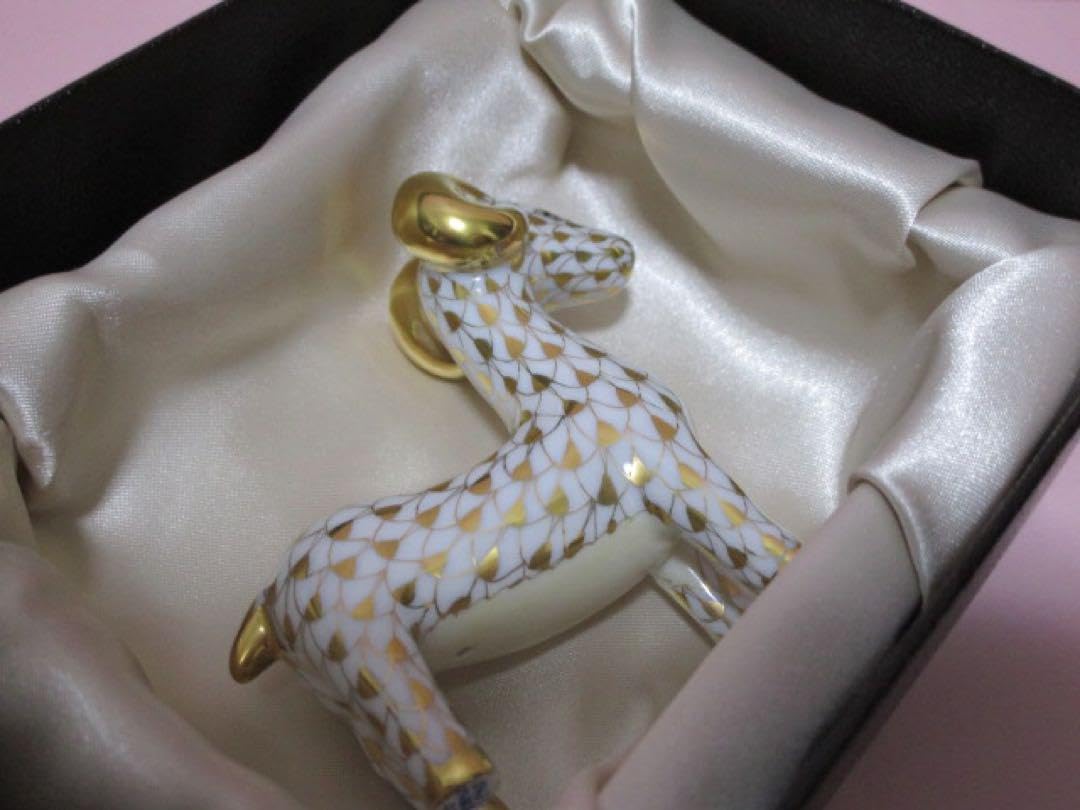 Herend ヘレンド ひつじ 羊 未 ゴールド