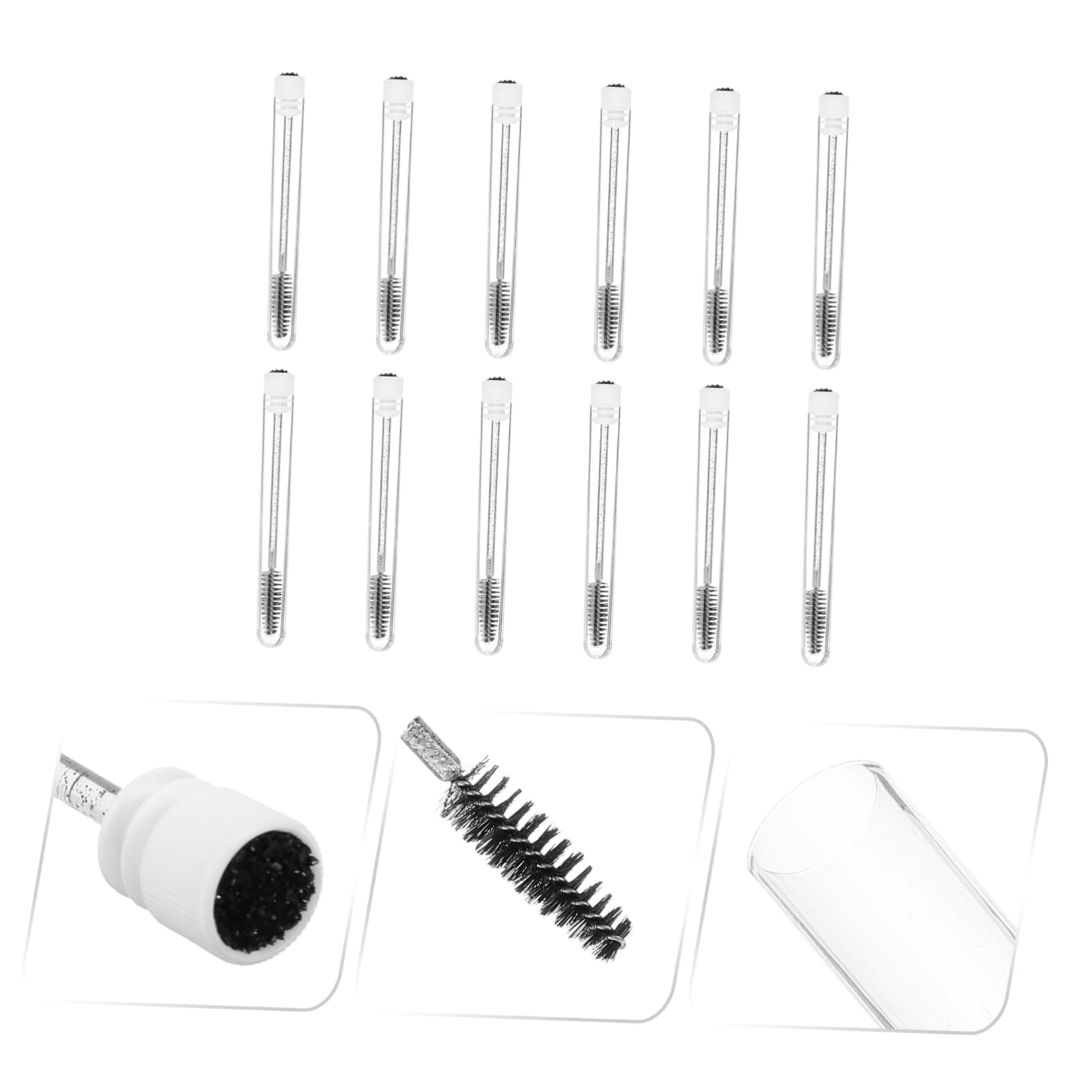 FOMIYES Crystal Eyelash Brush Makeup Tool for Eyebrows Lashes Easy to Use Durable Random Color