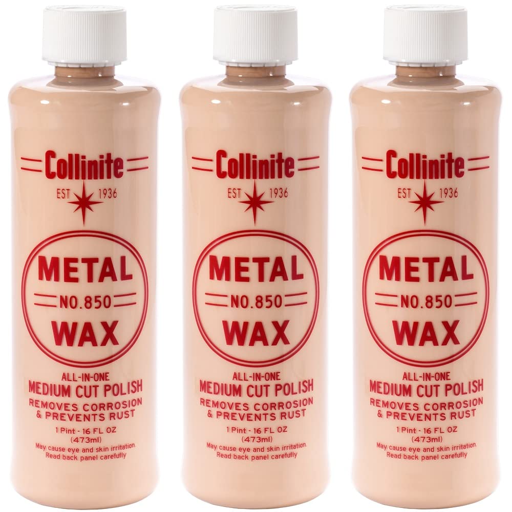 Collinite Metal Wax #850, 16 oz - 3 Pack