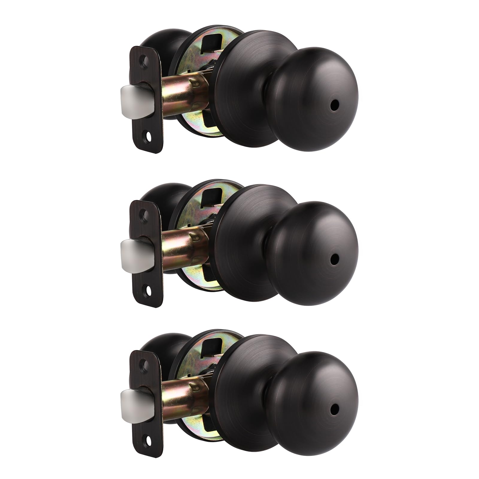 Probrico Privacy Door Knobs - Keyless & Stainless Steel -16