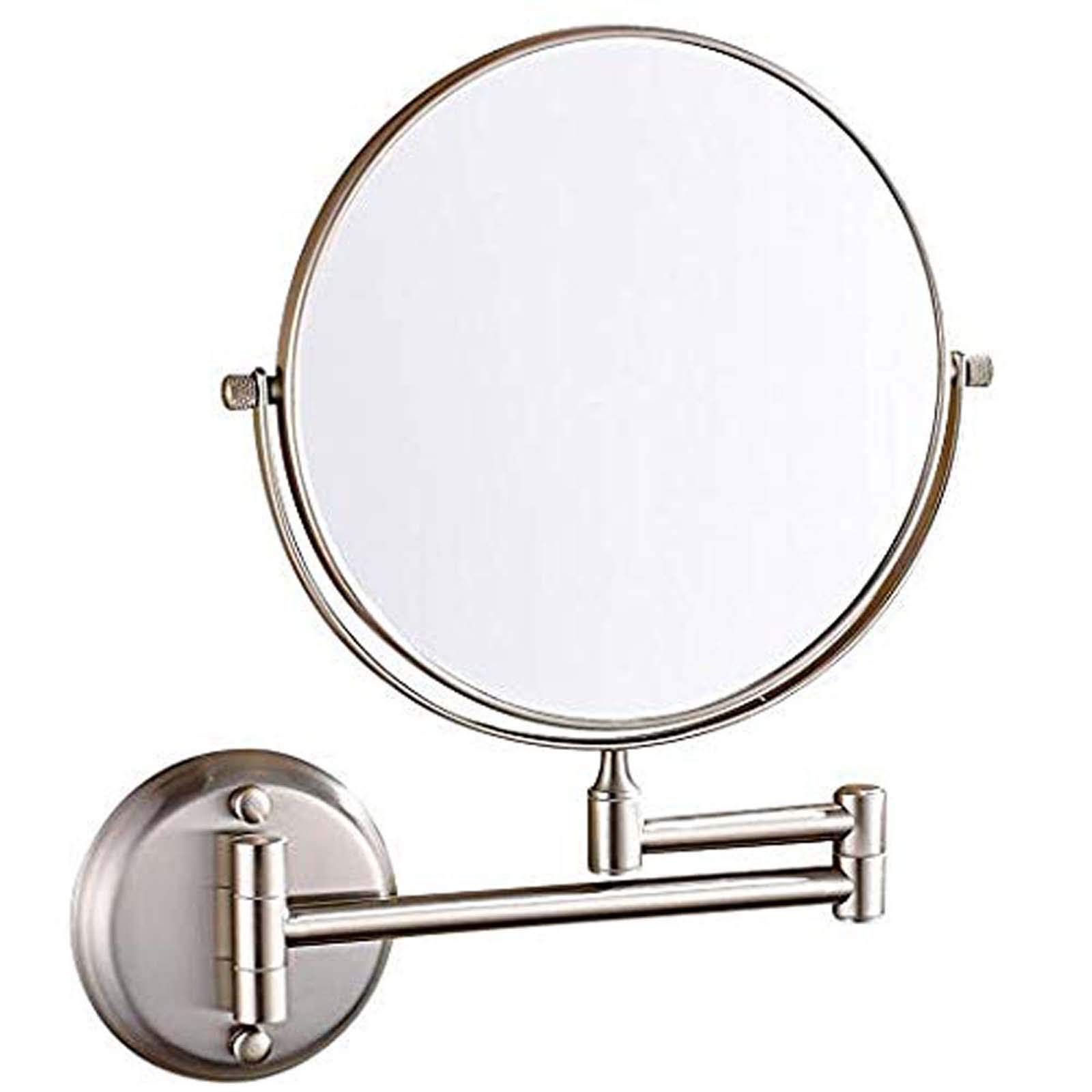Miroir cosmétique de voyage avec rotation à 360° et surface plat HD