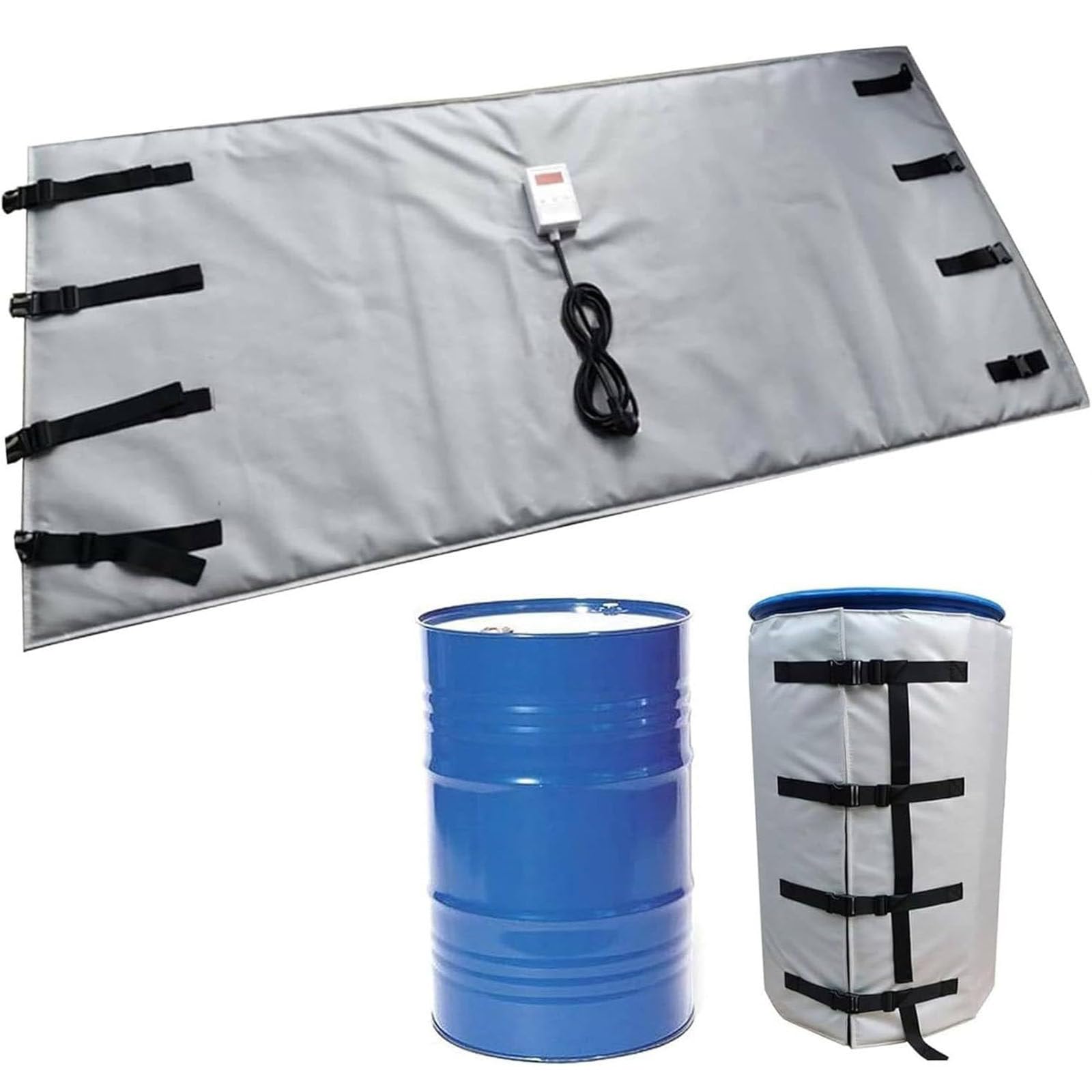Ylpddmm Grey 55/275 Gallon Full Cover Ibc Tote/Tank Heater Blanket -55Gal/200L