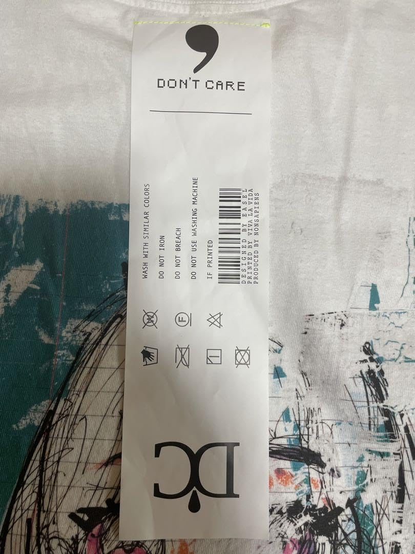 Amazon.co.jp: Don't care ロンT ワンオクTAKA着用ブランド ホワイト