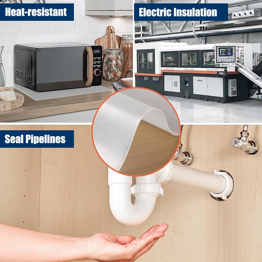 Silikonmatten, hitzebeständige Backmatte, Antihaft-Küchenpad, leicht zu schneiden, geruchlos, hochtemperaturbeständig, zum Kochen und Heimwerken