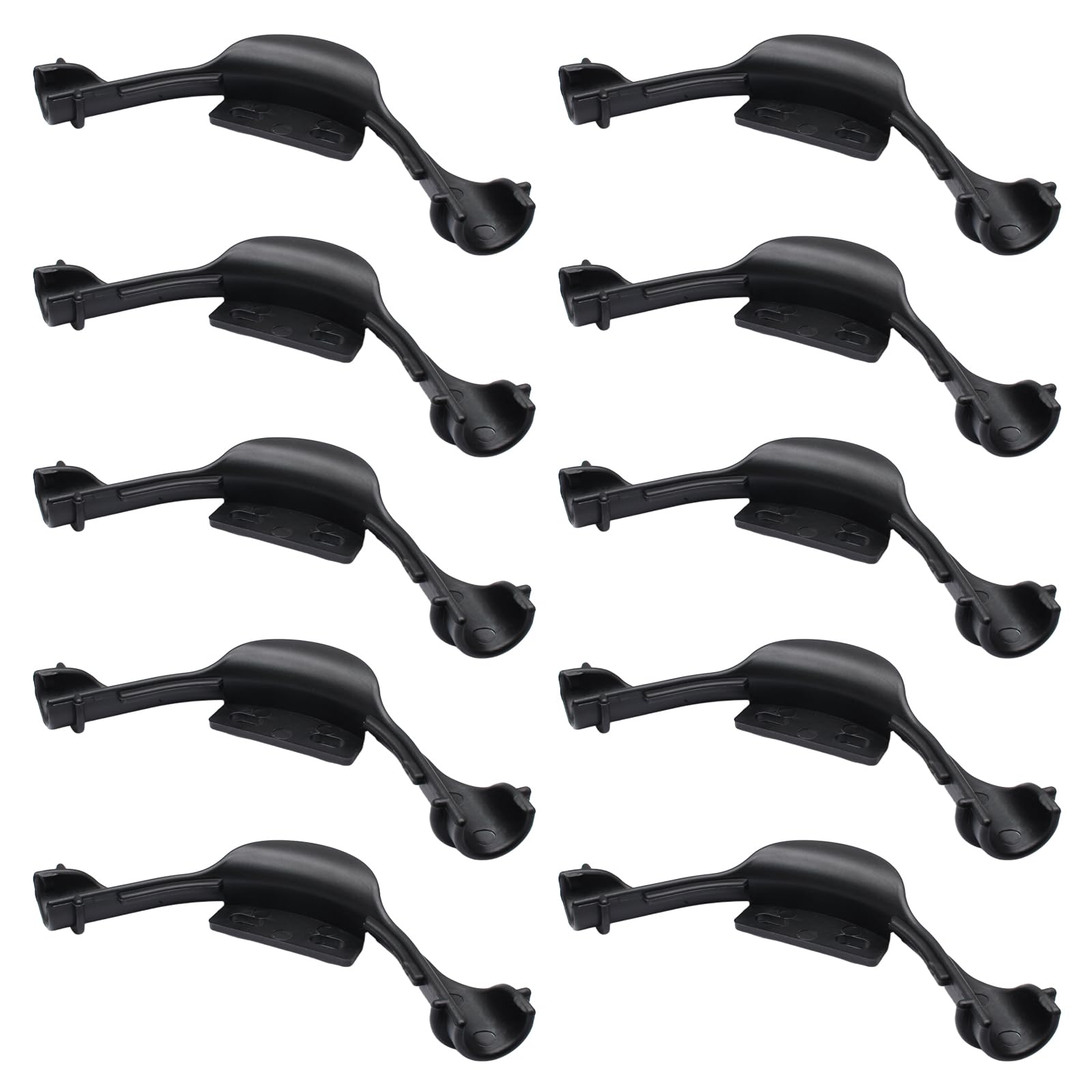 Photo 1 of Litoexpe 10 Pack 1/2 Inch 90 Degree Bend Support, Plastic Polymer Clamps Pex Fittings Clamps Pipe Holder, Floor Heating Pipe Bend Clamps for Floor Heating Plumbers