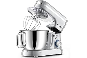 Costway Stand Mixer With 6.5QT Stainless Steel Bowl