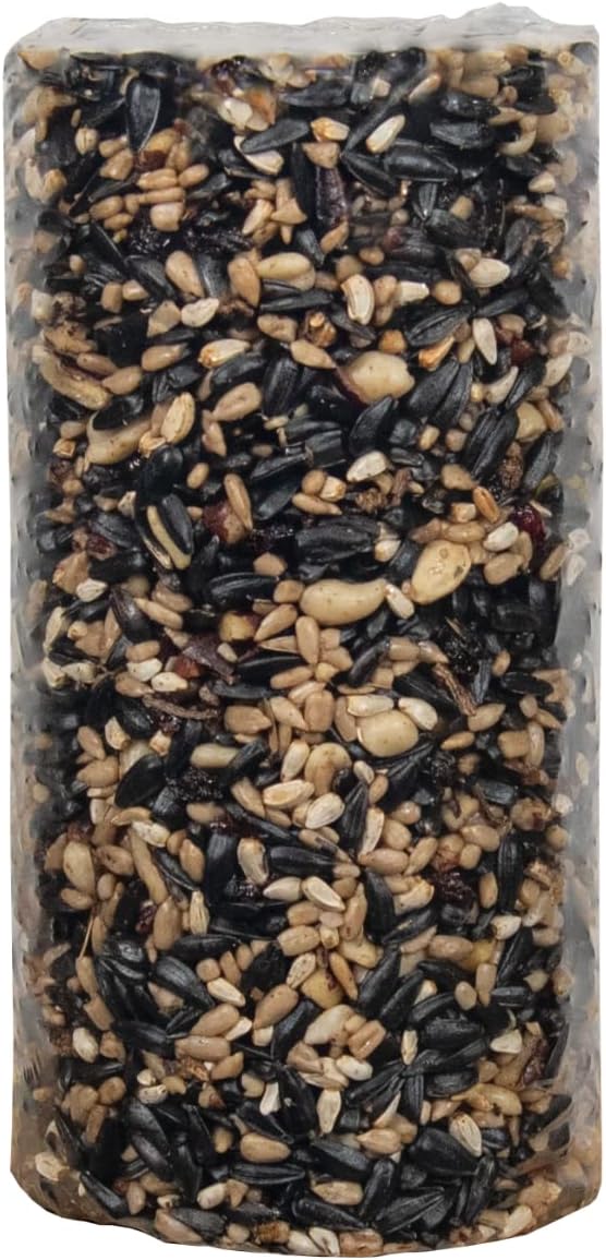 JCs Wildlife All Season Blend Premium Bird Seed Small Cylinder, Bird Food for Attracting Various Species, Ideal for Backyards, Easy-to-Use, Mess-Free Design, 1.75 lb, Pack of 6