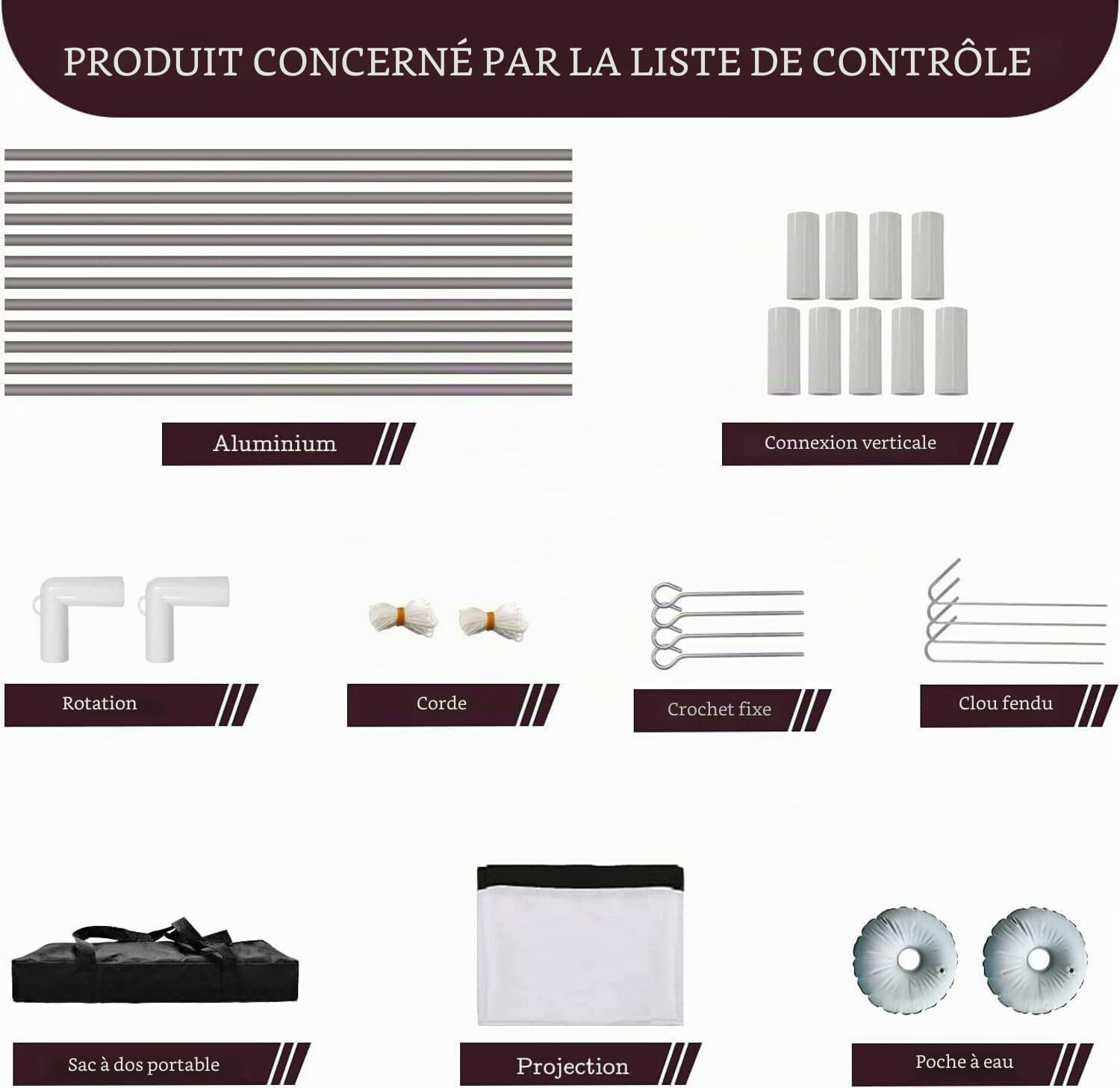 Écran de Projection 80 Pouces 4K HD 16: 9 Ecran Projecteur Pliable Lavable Résistant Portable, Anti-Plis pour Vidéoprojecteurs, Projection Double Face pour Cinéma Maison/en Plein Air (80")