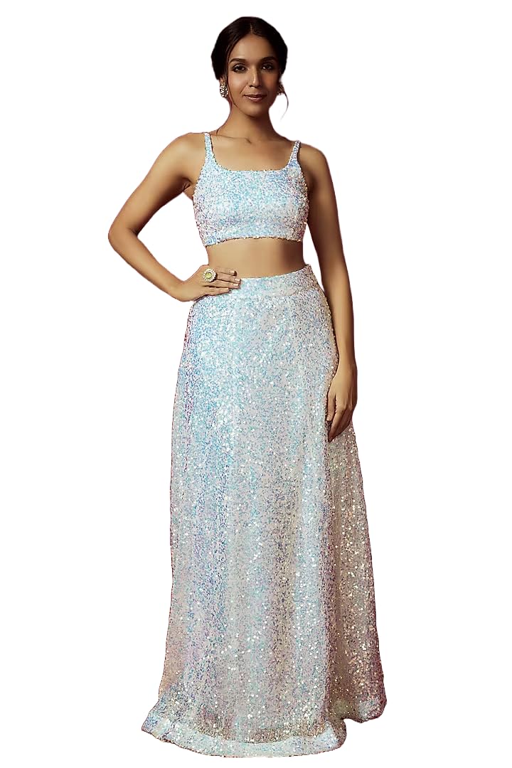 Women's Exclusive Designer Velvet Sequence Lehenga Cholis Set for For Wedding Mehandi Party Diwali Haldi Reception Navratra Gift-image-24