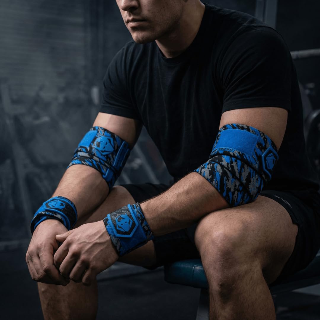 Amazon.com: Goblin Gear 4X 42 Elbow Wraps for Weightlifting & Push