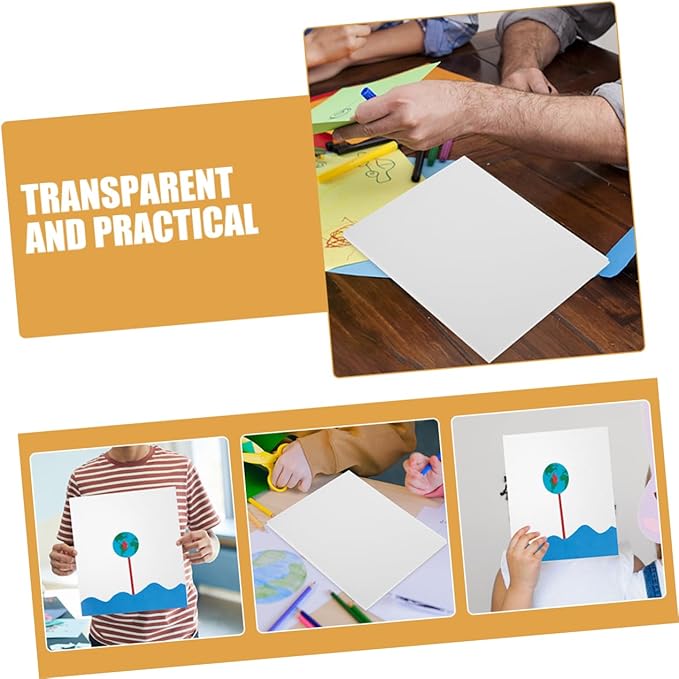 10 Plantillas de Trazo Reutilizables para Lápiz 3D PVC Transparente miniatura 8