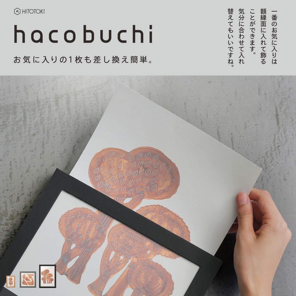 Amazon.co.jp: キングジム フォトフレーム ハコブチ Sサイズ 黒