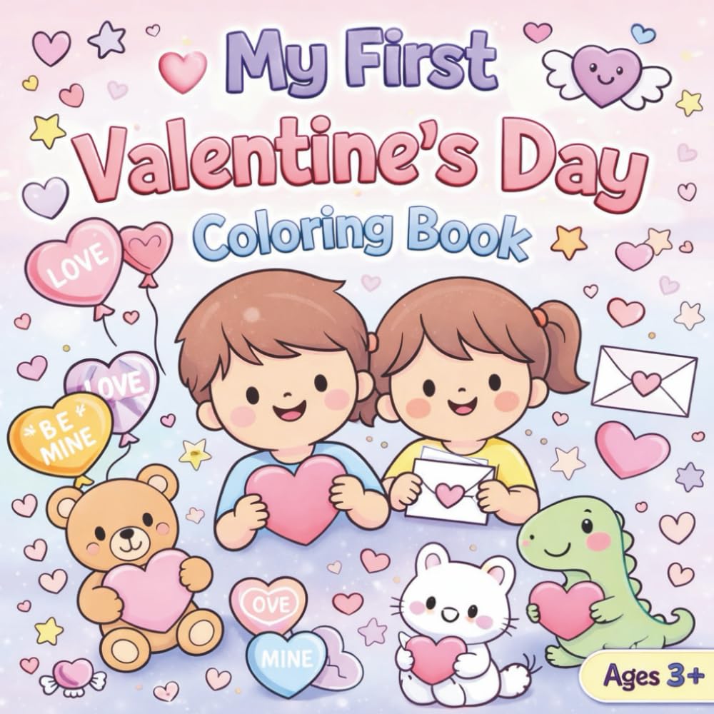 My First Valentine’s Day Coloring Book