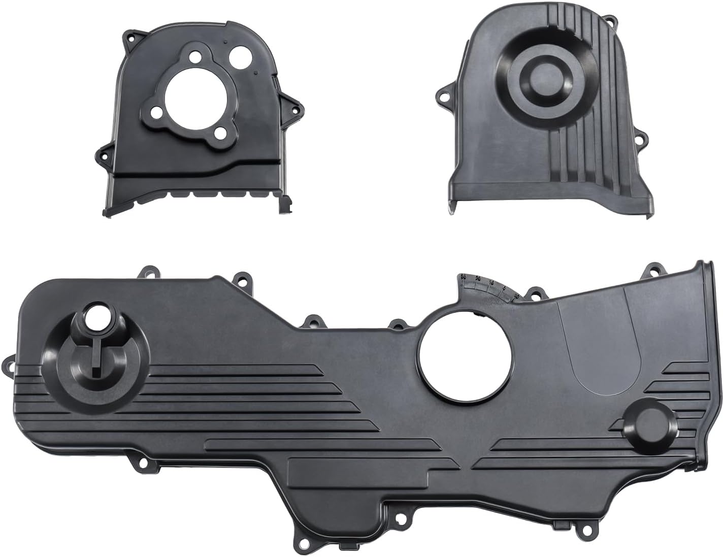 Engine Timing Belt Cover Fit for Subaru Forester 2006-2010, Impreza 2008-2011 Non Turbo, Left Inner Left Outer and Right Outer, 13570AA152, 13574AA081