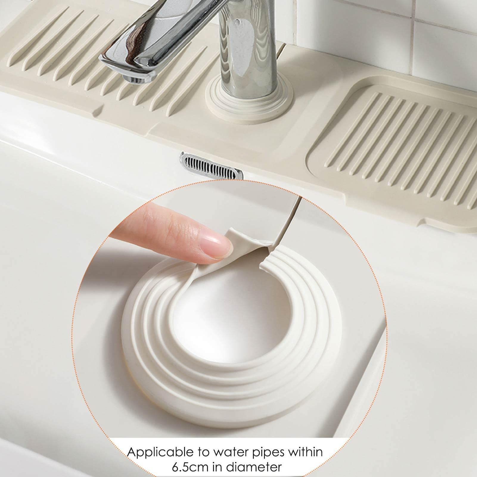 Gootsteen Water Splash Guard, Siliconen