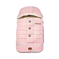 Vista 6 de JJ Cole Bundle Me Winter - Funda para asiento de automóvil y bolsa de banderines para niños pequeños, urbana, resistente a la intemperie, accesorios