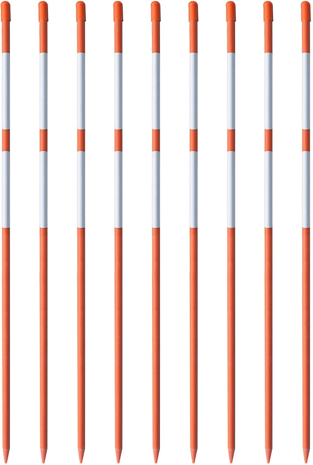 72" Inch Snow Stakes Driveway Markers Poles Snow Plow