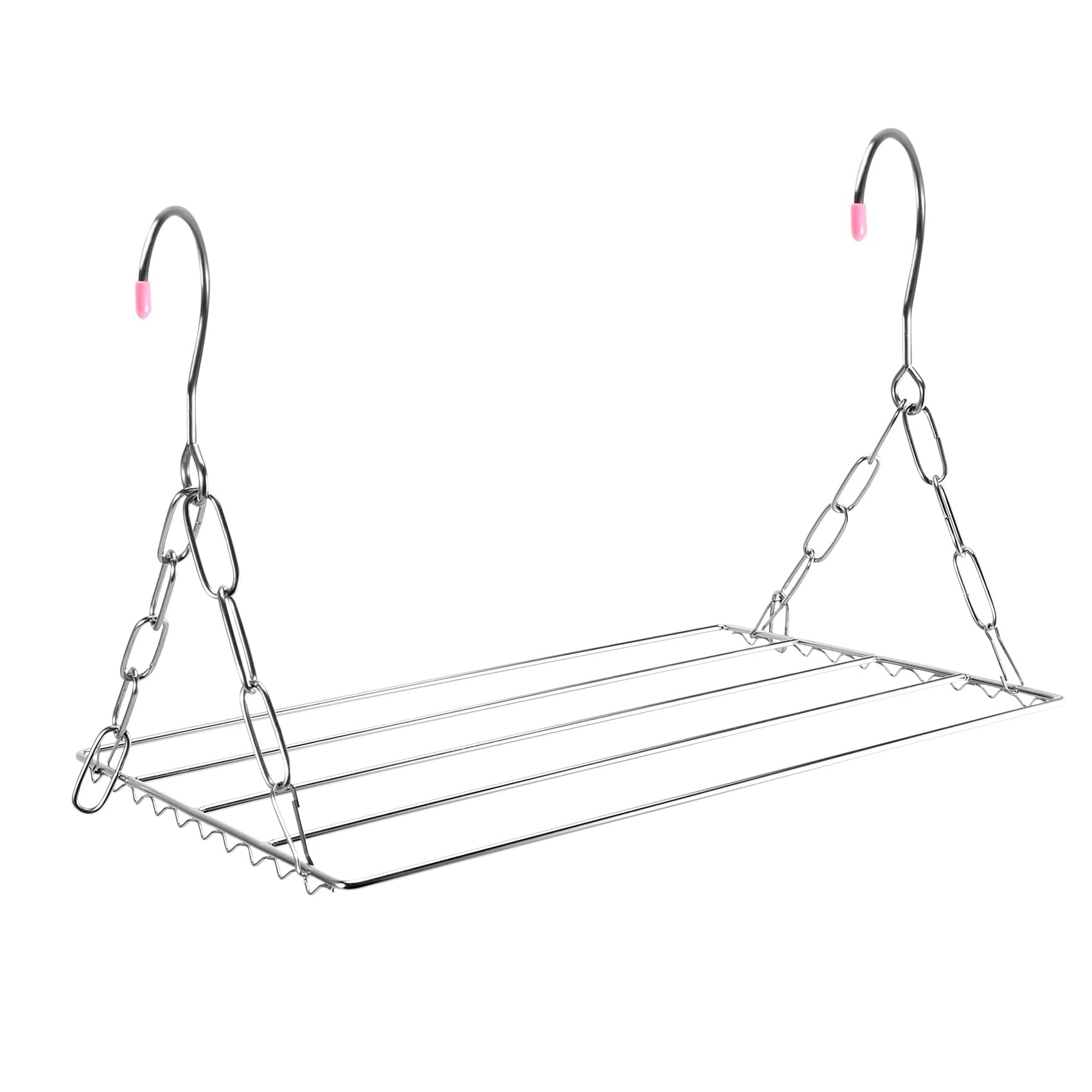 Quystetes Multifunctional Clothes Drying Rack, Stainless Steel Laundry Garment Drying Hanger For Hanging Clothes, Towels, Socks