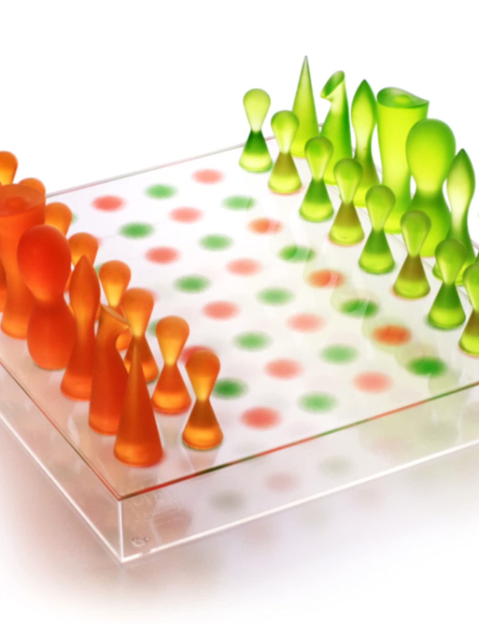 Karim Rashid Orange & Green Chess Set by bozart : Amazon.com.au